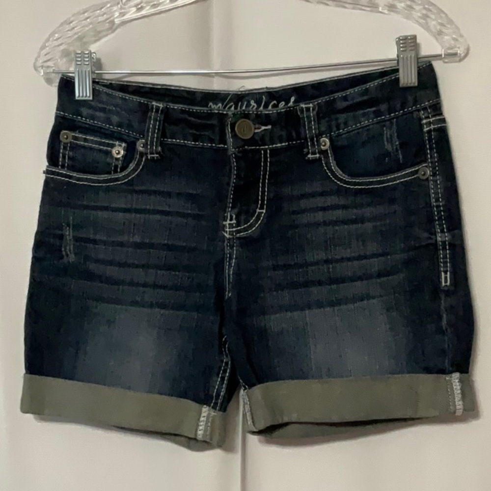 Maurices Size 1/2  Junior Deep Indigo Jean Shorts